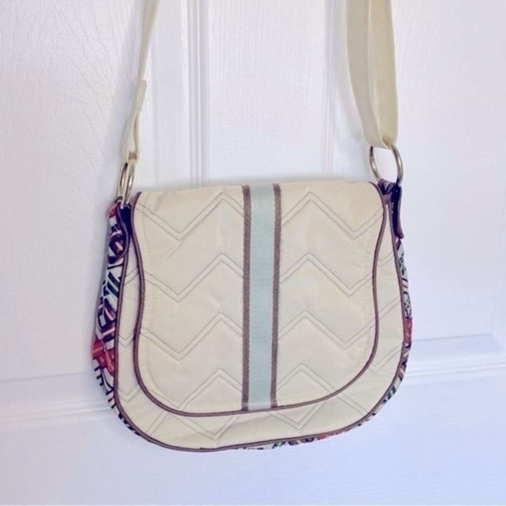 Saddle Bag Ravinia Ivory Cinda B Purse